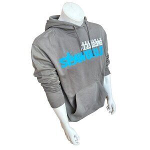 Anvil Men's Seaworld Orca Gray Hoodie Sweatshirt Size Large